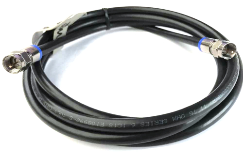 Assembly F Male to F Male RG6 Cable 2.8m
